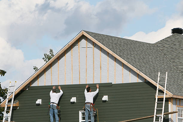 Professional Siding Contractor technician working in Penn Run, PA